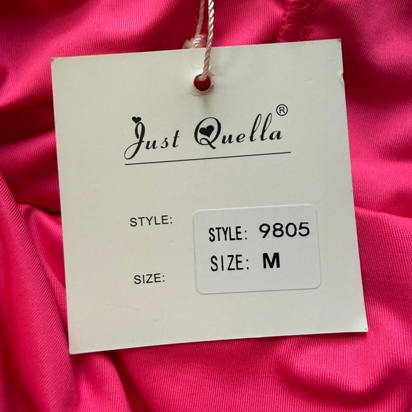 Vibrant Strapless Pink Dress - Picture 5 of 5